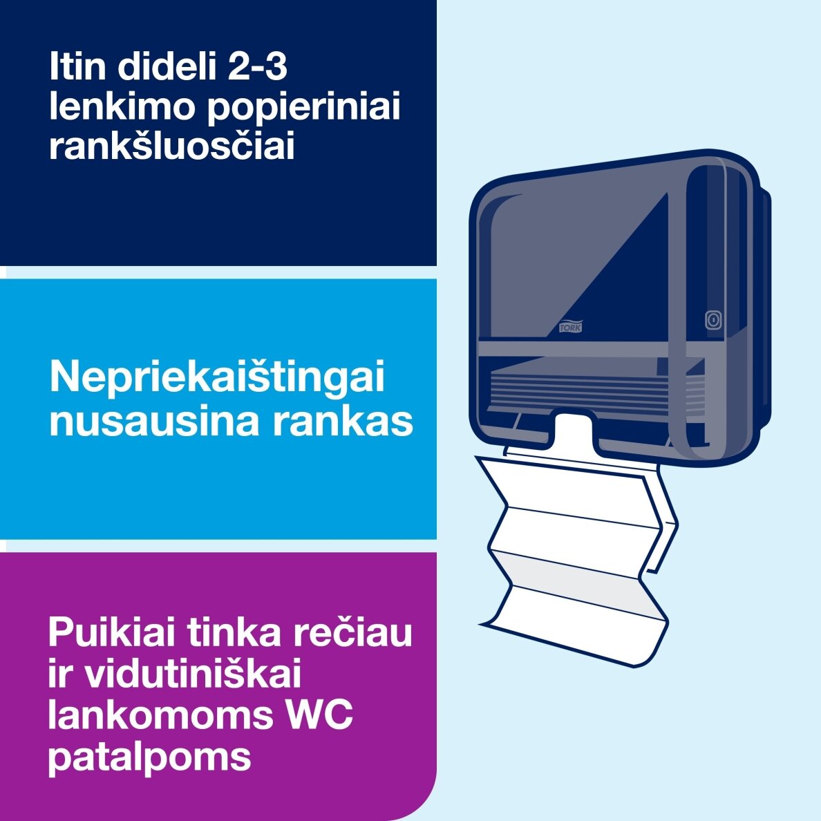 Tork Xpress® Multifold Мини-диспенсер для бумажных полотенец 5
