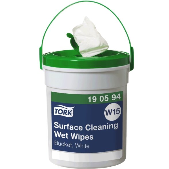 Tork wet wipes for cleaning surfaces 1