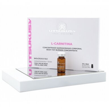 Utsukusy Biologic 10.0 L-Carnitina koncentratas lokalizuotų riebalų ir celiulito mažinimui Utsukusy Biologic 10.0 L-Carnitina koncentratas lokalizuotų riebalų ir celiulito mažinimui