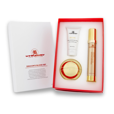 Utsukusy kasdienis odos priežiūros rinkinys DRAGON BLOOD HOME CARE KIT Utsukusy kasdienis odos priežiūros rinkinys DRAGON BLOOD HOME CARE KIT