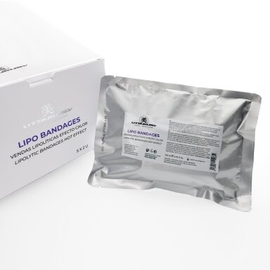 Utsukusy Lipo Bandages KARŠTO EFEKTO kūno bandažai, 5x2 Utsukusy Lipo Bandages KARŠTO EFEKTO kūno bandažai, 5x2
