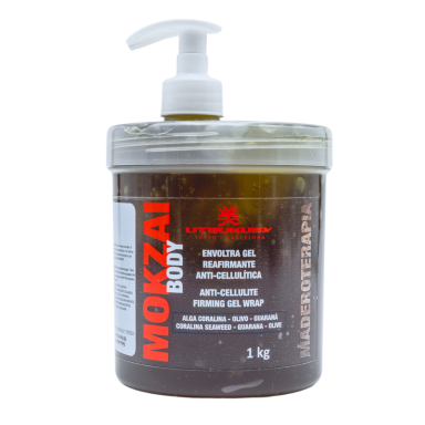 Utsukusy MOKZAI BODY WRAP GEL anticeliulitinis kūno įvyniojimo gelis, 1kg Utsukusy MOKZAI BODY WRAP GEL anticeliulitinis kūno įvyniojimo gelis, 1kg