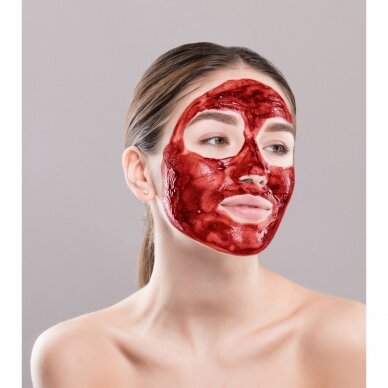 Utsukusy įmasažuojama, sterili veido kaukė COLOUR RED MASK Botox like, 5ml 3
