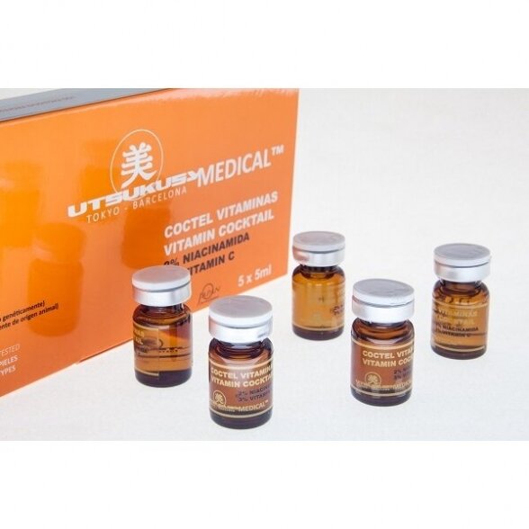 UTSUKUSY COCKTAIL serumas VITAMIN, 5x5ml 1 UTSUKUSY COCKTAIL serumas VITAMIN, 5x5ml 1