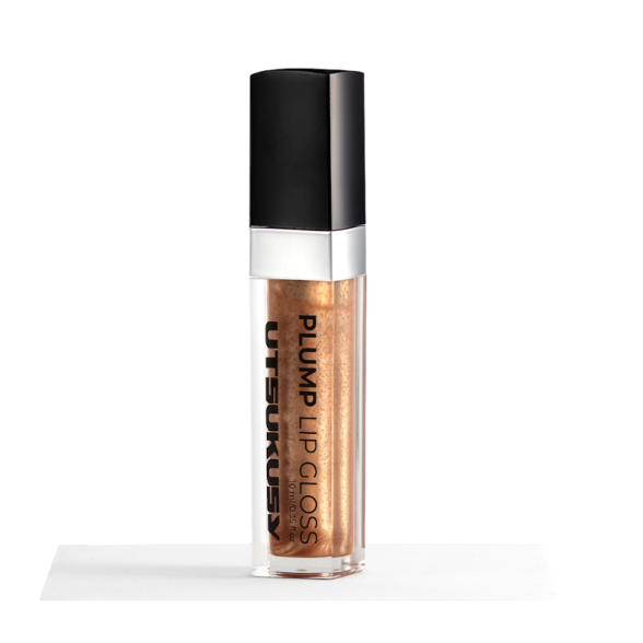 Utsukusy PLUMP LIP GLOSS, transparent-gold, 10ml 2