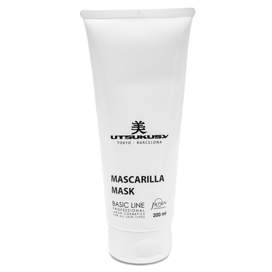 Utsukusy Basic Line baltojo molio veido kaukė su Vitaminu E ir Alantoinu, 200ml Utsukusy Basic Line baltojo molio veido kaukė su Vitaminu E ir Alantoinu, 200ml
