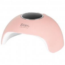 UV LED lempa nagams STAR 6 24W, rožinės sp.