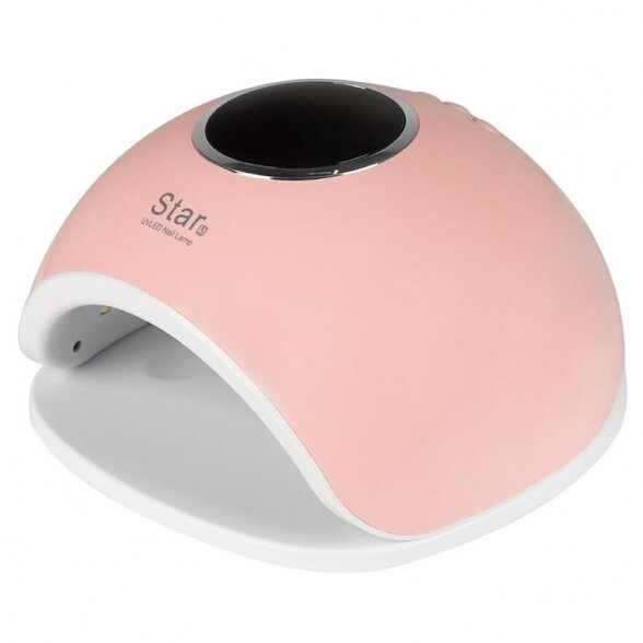 UV LED lempa nagams STAR 5, 48W, rausvos sp. 2 UV LED lempa nagams STAR 5, 48W, rausvos sp. 2