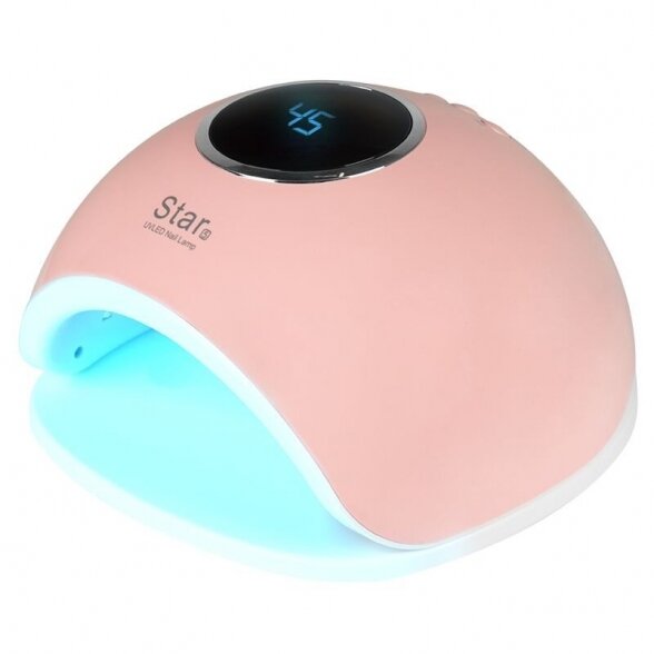 UV LED lempa nagams STAR 5, 48W, rausvos sp. UV LED lempa nagams STAR 5, 48W, rausvos sp.