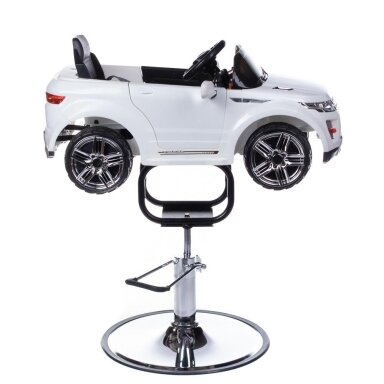 Vaikiška kirpyklos kėdė RANGE ROVER, baltos sp.