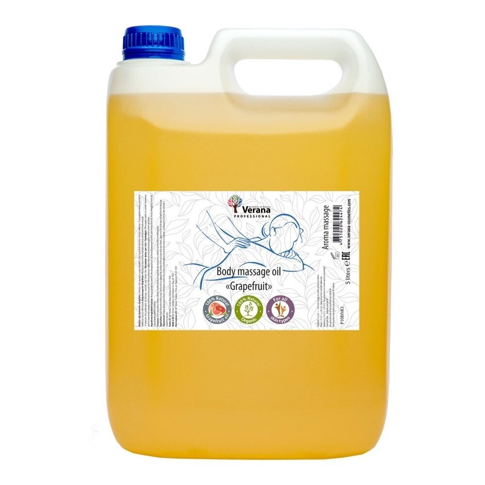 Verana massage oil Grapefruit, 5000ml Verana massage oil Grapefruit, 5000ml