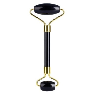 Veido odos masažuoklis, volelis Be Osom Obsidian Jade Massage Roller Veido odos masažuoklis, volelis Be Osom Obsidian Jade Massage Roller