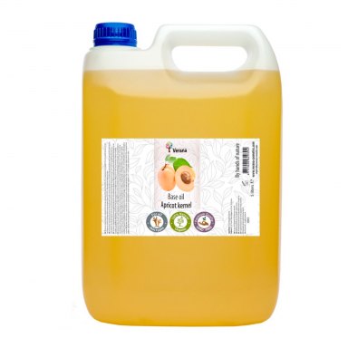 VERANA bazinis ABRIKOSŲ branduolių masažo aliejus, 5000ml VERANA bazinis ABRIKOSŲ branduolių masažo aliejus, 5000ml