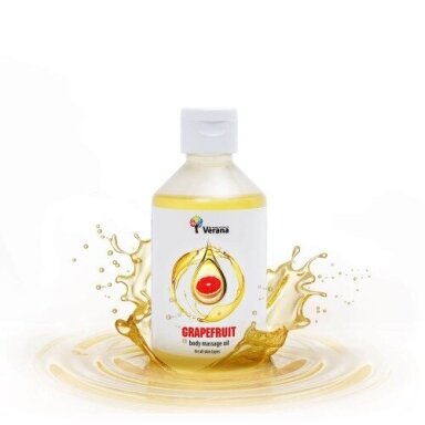 Verana kūno masažo aliejus Greipfrutas, 250ml Verana kūno masažo aliejus Greipfrutas, 250ml