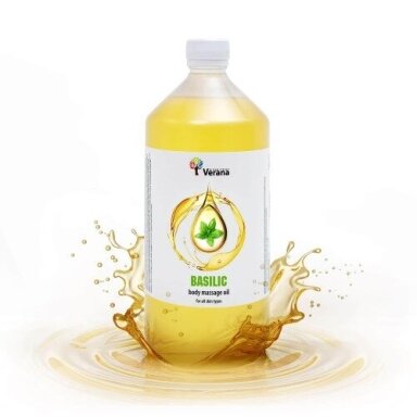 Verana masažo aliejus BAZILIKAS, 1000ml Verana masažo aliejus BAZILIKAS, 1000ml