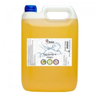 Verana masažo aliejus Imbieras, 5000ml Verana masažo aliejus Imbieras, 5000ml