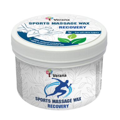 VERANA sportinis masažo vaškas RECOVERY, 450gr VERANA sportinis masažo vaškas RECOVERY, 450gr