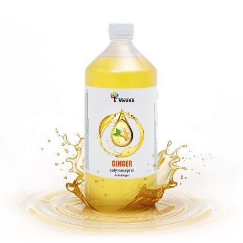 Verana Kūno masažo aliejus Imbieras, 1000 ml. Verana Kūno masažo aliejus Imbieras, 1000 ml.