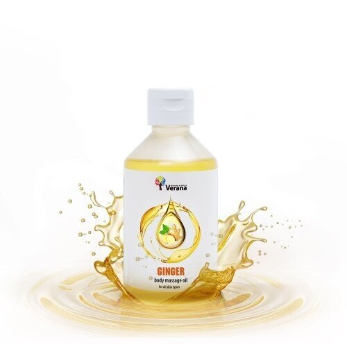 Verana kūno masažo aliejus Imbieras, 250ml. Verana kūno masažo aliejus Imbieras, 250ml.