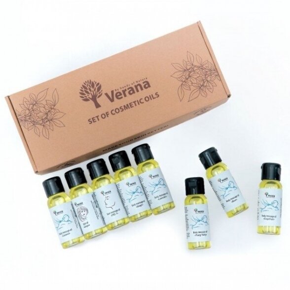 Verana masažo aliejų rinkinys 8 x 30ml 2 Verana masažo aliejų rinkinys 8 x 30ml 2
