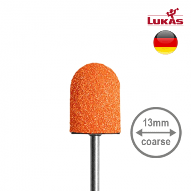Vienkartiniai abrazyviniai antgaliai LUCAS SK PODO 13mm ,šiurkštus 80grit.COARSE Vienkartiniai abrazyviniai antgaliai LUCAS SK PODO 13mm ,šiurkštus 80grit.COARSE