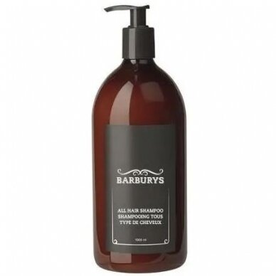 Visų tipų plaukų šampūnas vyrams BARBURYS 3 in 1, 1000ml