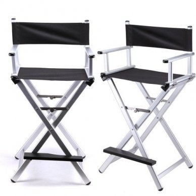 Vizažo kėdė KC-CH01, sidabrinės spalvos (makiažo)