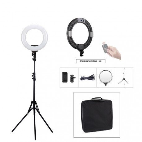 Makeup lamp LED RING R60B, 60w with battery and remote control Makeup lamp LED RING R60B, 60w with battery and remote control