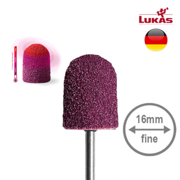 Disposable abrasive tips Lukas SK THERMO 16 mm fine, 320 grit. Disposable abrasive tips Lukas SK THERMO 16 mm fine, 320 grit.